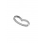 925 Silver Rhodium Plated Delicate Ring Vi