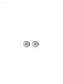 925 Sterling Silver Stud styled with Clear Crystal Glass