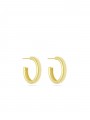 Gold Plated Hoops