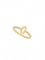 Gold Plated Delicate Ring Letter