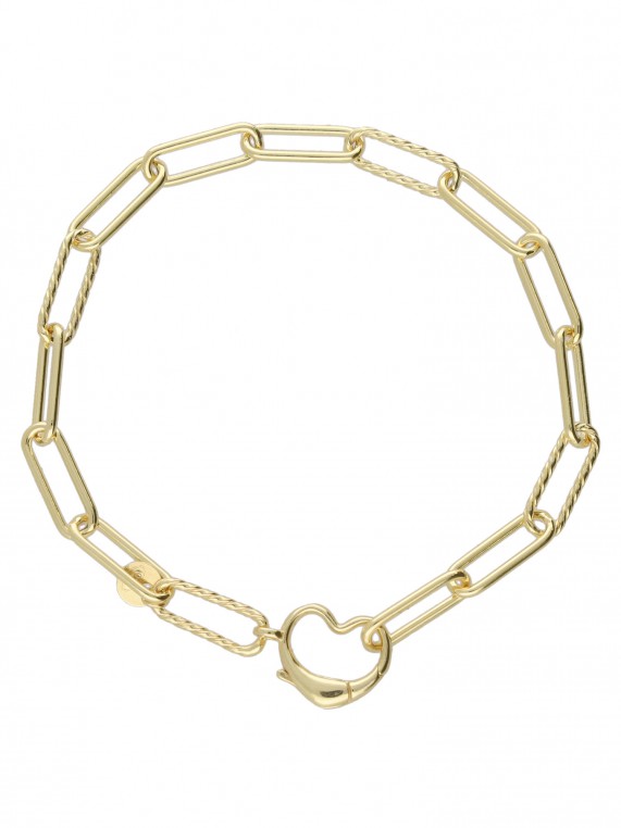 925 Sterling&Gold plated Festive Bracelets Heart