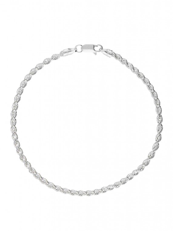 925 Sterling Silver Ankle Bracelets Braid