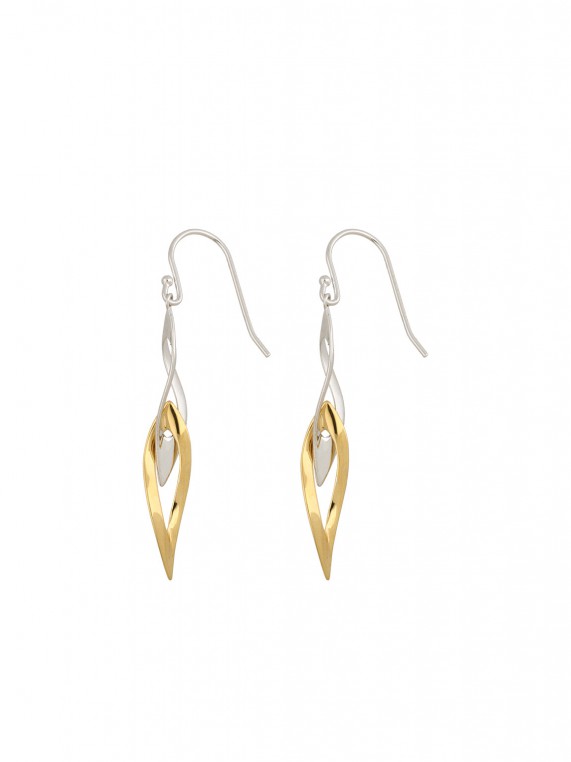 925 Sterling&Gold plated Drops