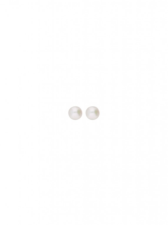 925 Sterling Silver Stud adorned with Cultured Pearl