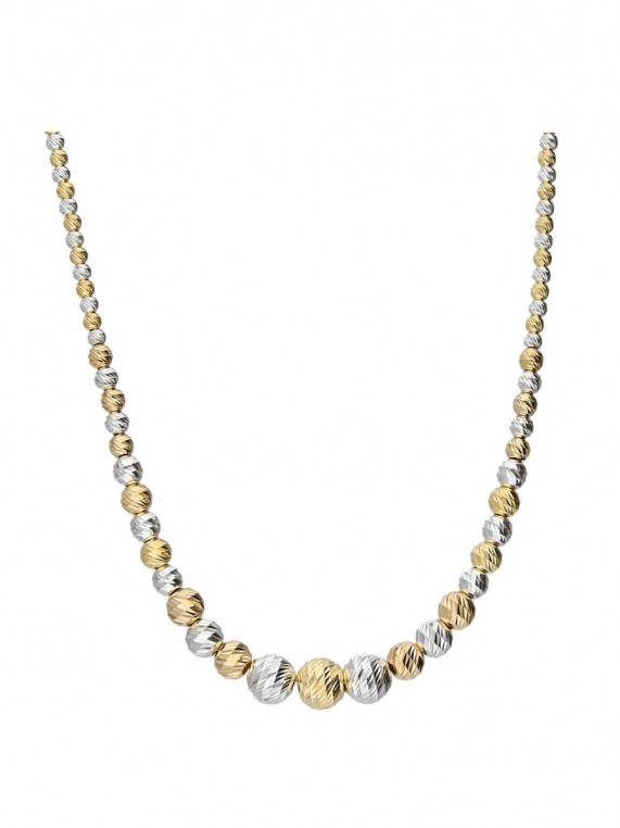 925 Sterling&Gold plated Delicate & Festive Necklace