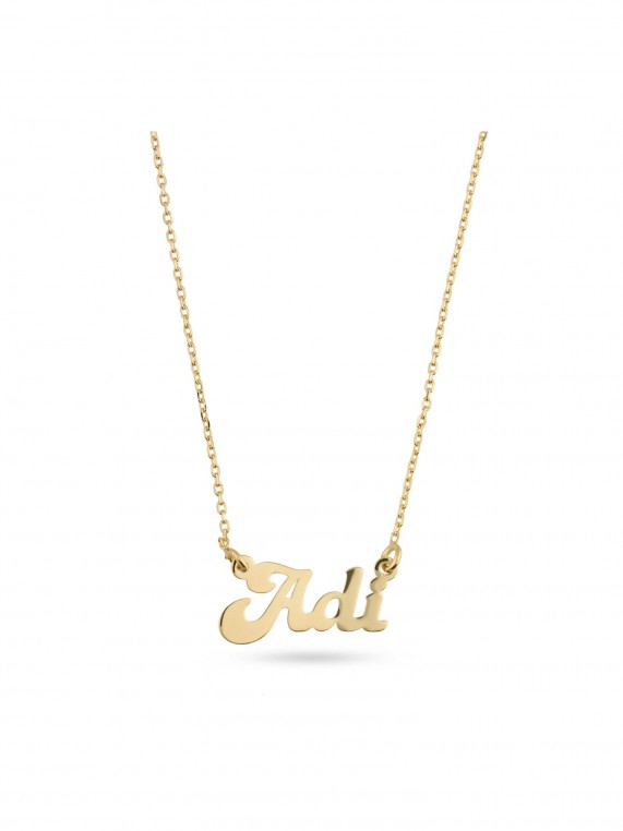 14K Gold Personalized Name Necklace