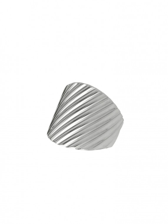925 Silver Rhodium Plated Statement Ring