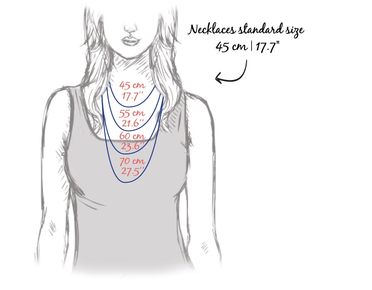 size necklaces